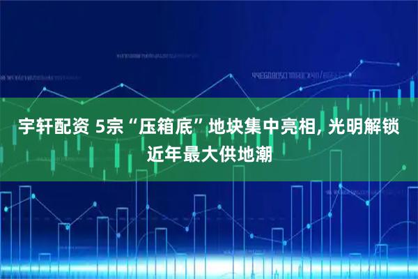 宇轩配资 5宗“压箱底”地块集中亮相, 光明解锁近年最大供地潮